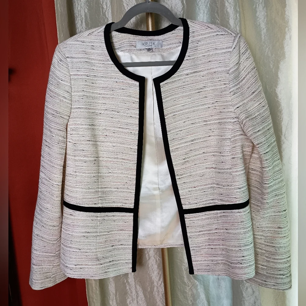 Kasper Separates Women's Open Front Jacket Size 14 - Picture 2 of 10